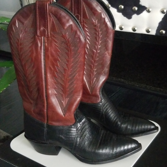 Lizard + leather 7M J Chisholm Ladies Western - Picture 7 of 8